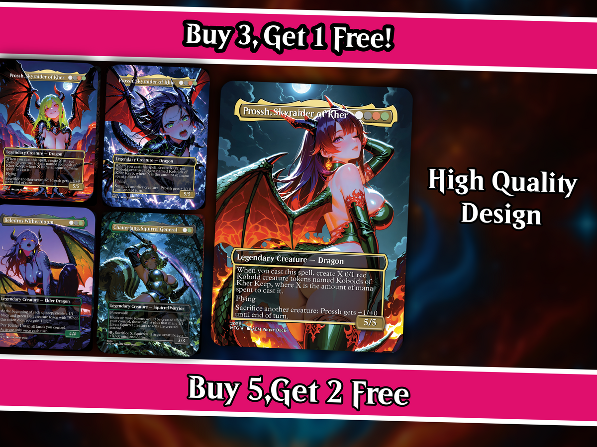 | New | Prossh Sacrifice Commander Deck – 100+ Cards Custom Art EDH Set | PrimeDecks - Image 2