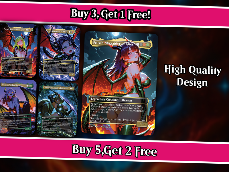 | New | Prossh Sacrifice Commander Deck – 100+ Cards Custom Art EDH Set | PrimeDecks - Image 2