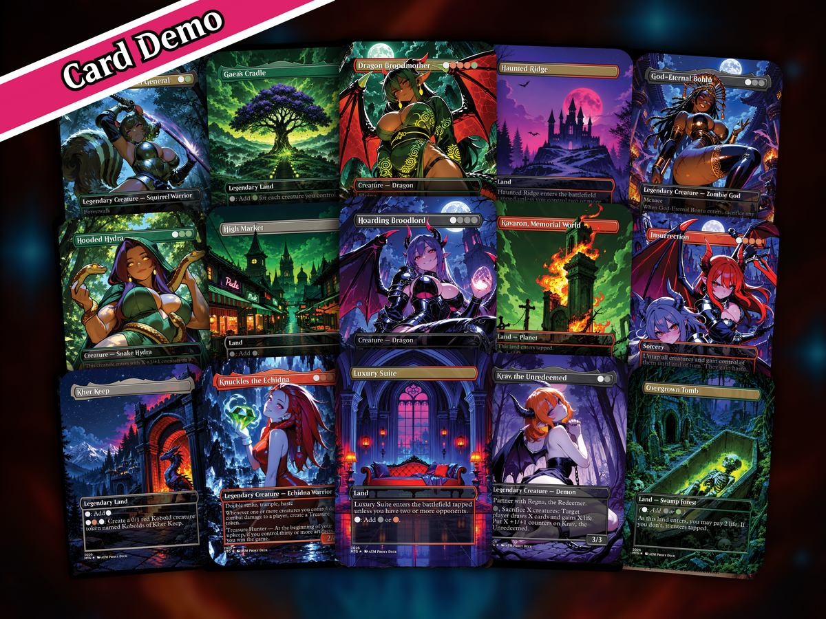 | New | Prossh Sacrifice Commander Deck – 100+ Cards Custom Art EDH Set | PrimeDecks - Image 8