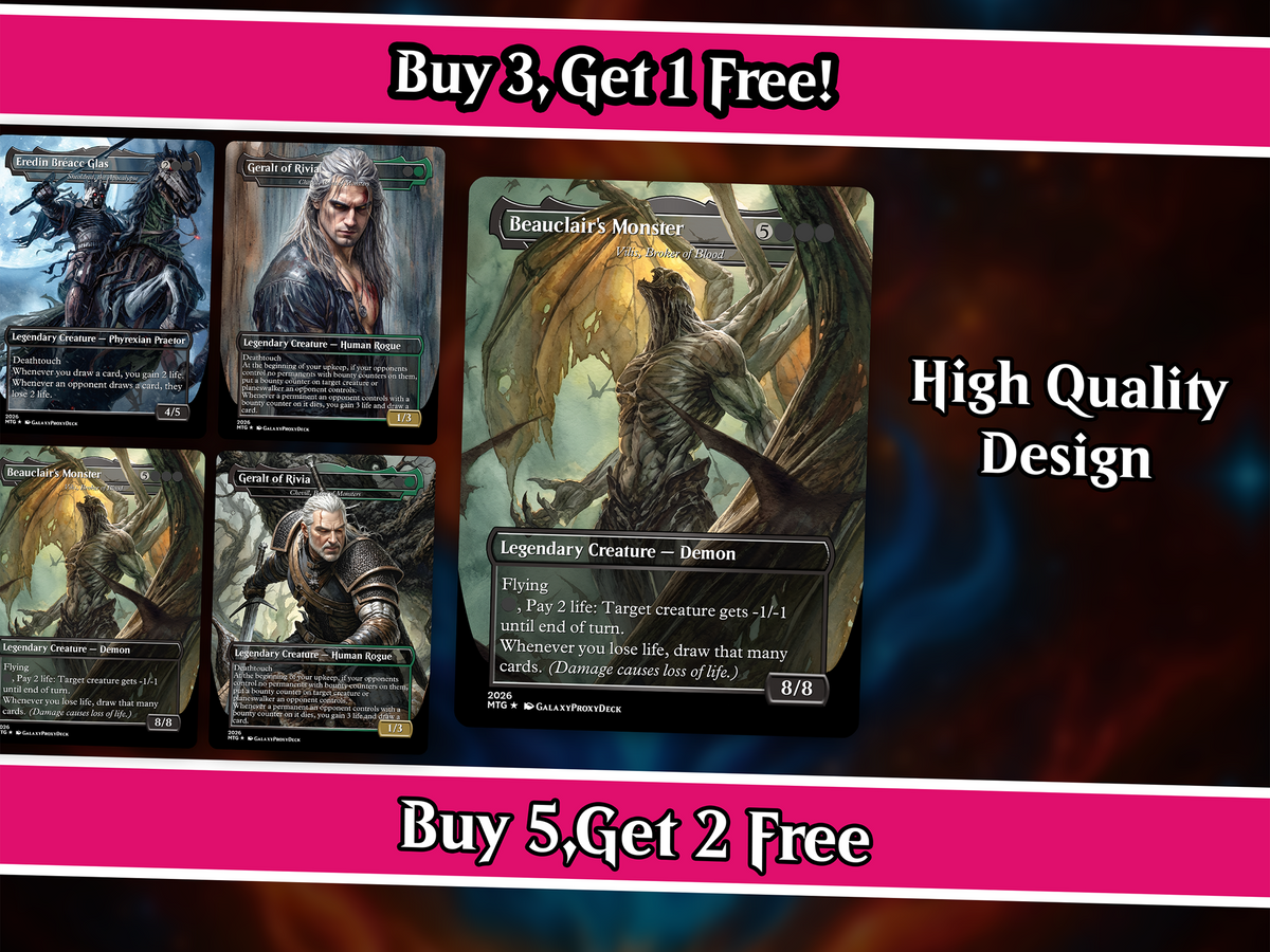 Witcher Themed Commander Deck - 117+ Cards | PrimeDecks