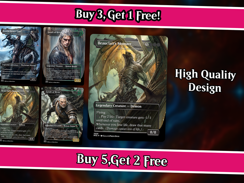 Witcher Themed Commander Deck - 117+ Cards | PrimeDecks