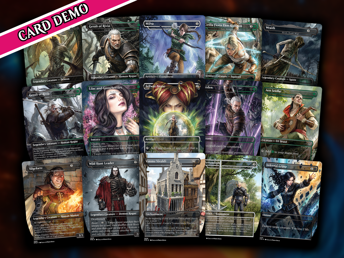 Witcher Themed Commander Deck - 117+ Cards | PrimeDecks