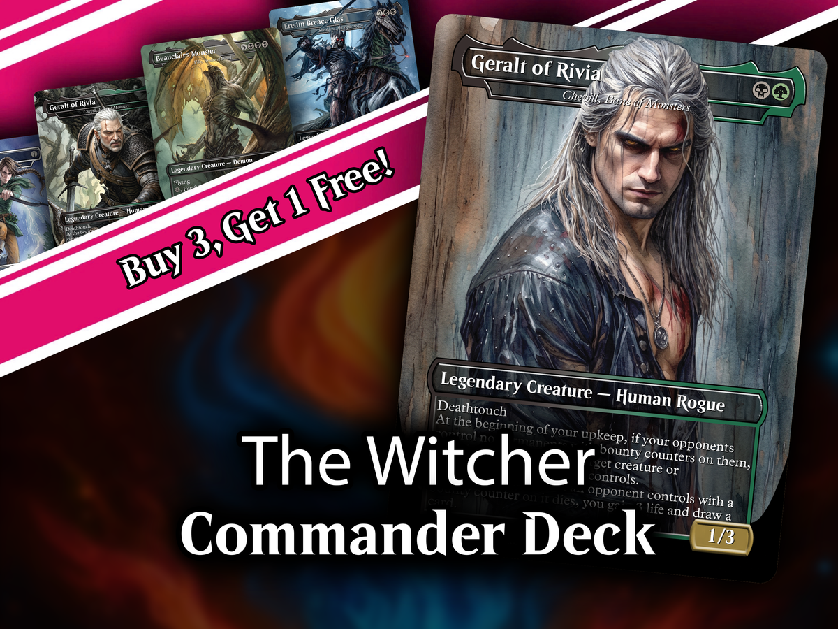 | New |Witcher Themed Commander Deck - 117+ Cards | PrimeDecks