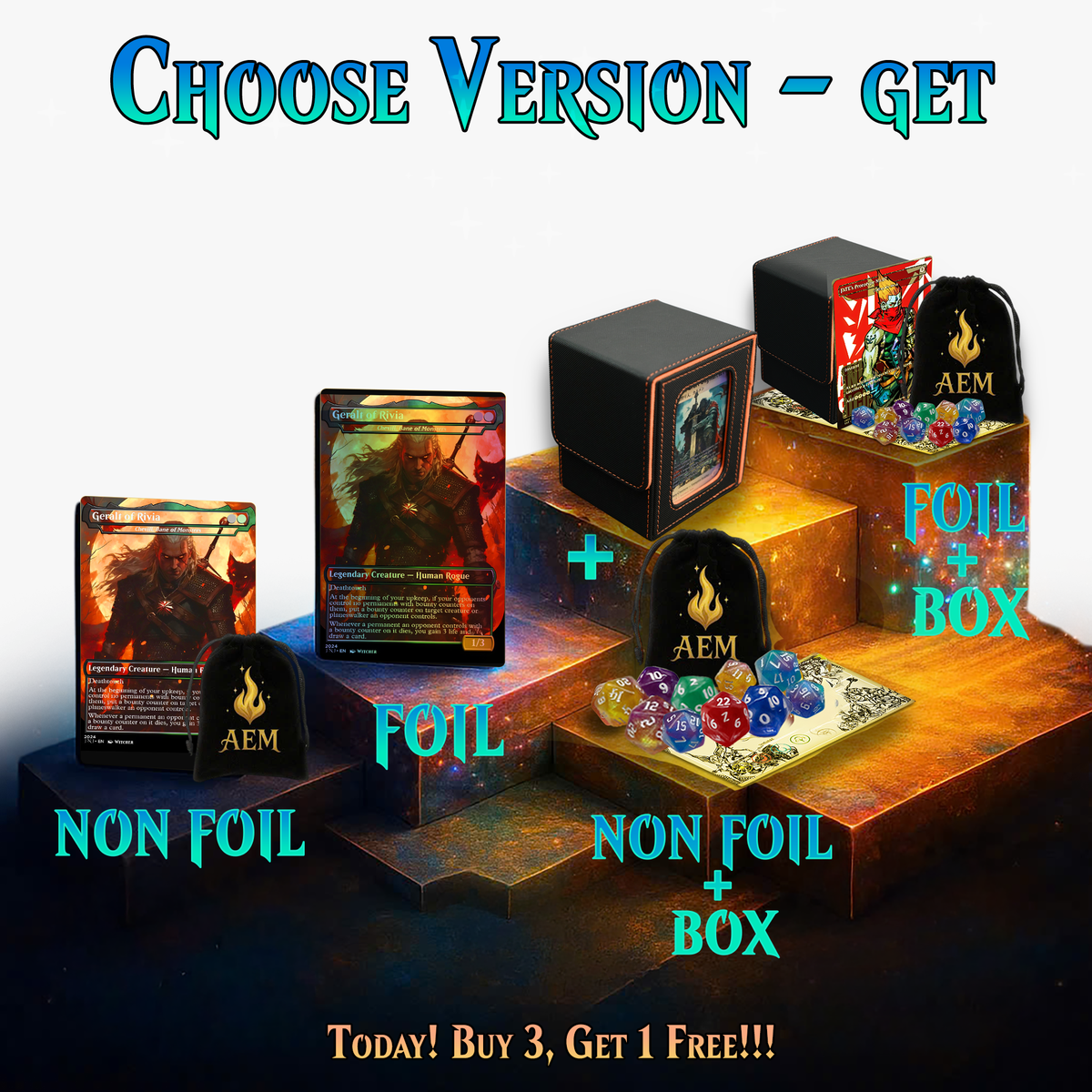 Witcher Themed MTG Proxy Commander Deck - 117 Cards | ProxyTCG