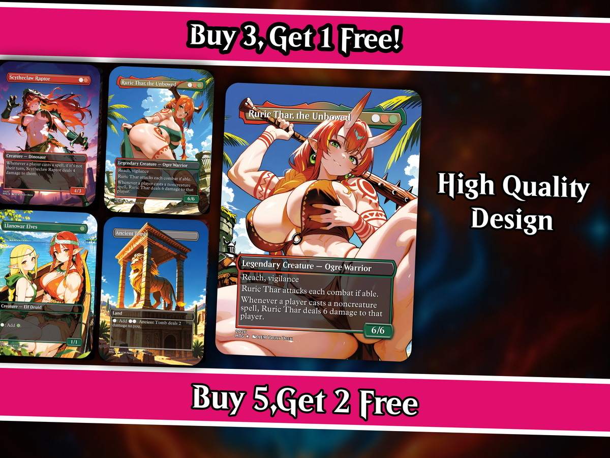 | New | Muscle Mommies Commander Deck – 100+ Cards Custom Art EDH Set | PrimeDecks - Image 2