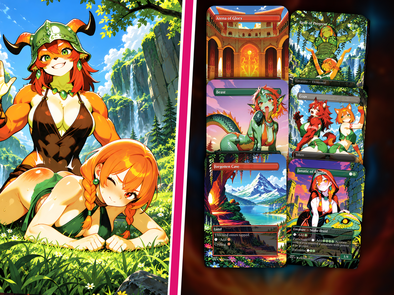 | New | Muscle Mommies Commander Deck – 100+ Cards Custom Art EDH Set | PrimeDecks - Image 3