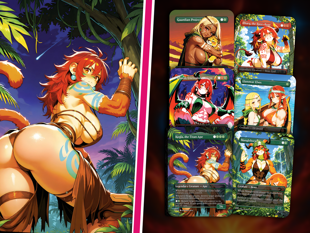 | New | Muscle Mommies Commander Deck – 100+ Cards Custom Art EDH Set | PrimeDecks - Image 5