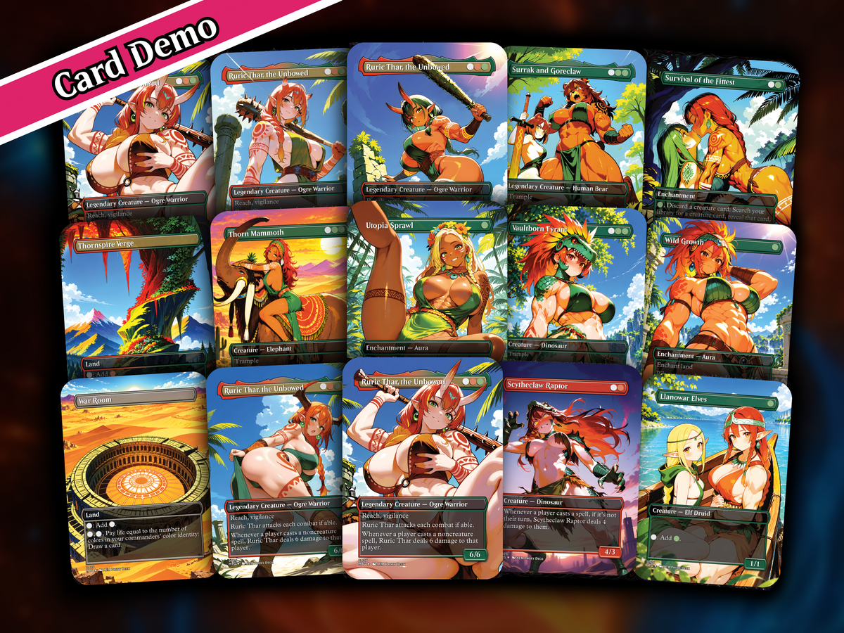| New | Muscle Mommies Commander Deck – 100+ Cards Custom Art EDH Set | PrimeDecks - Image 7