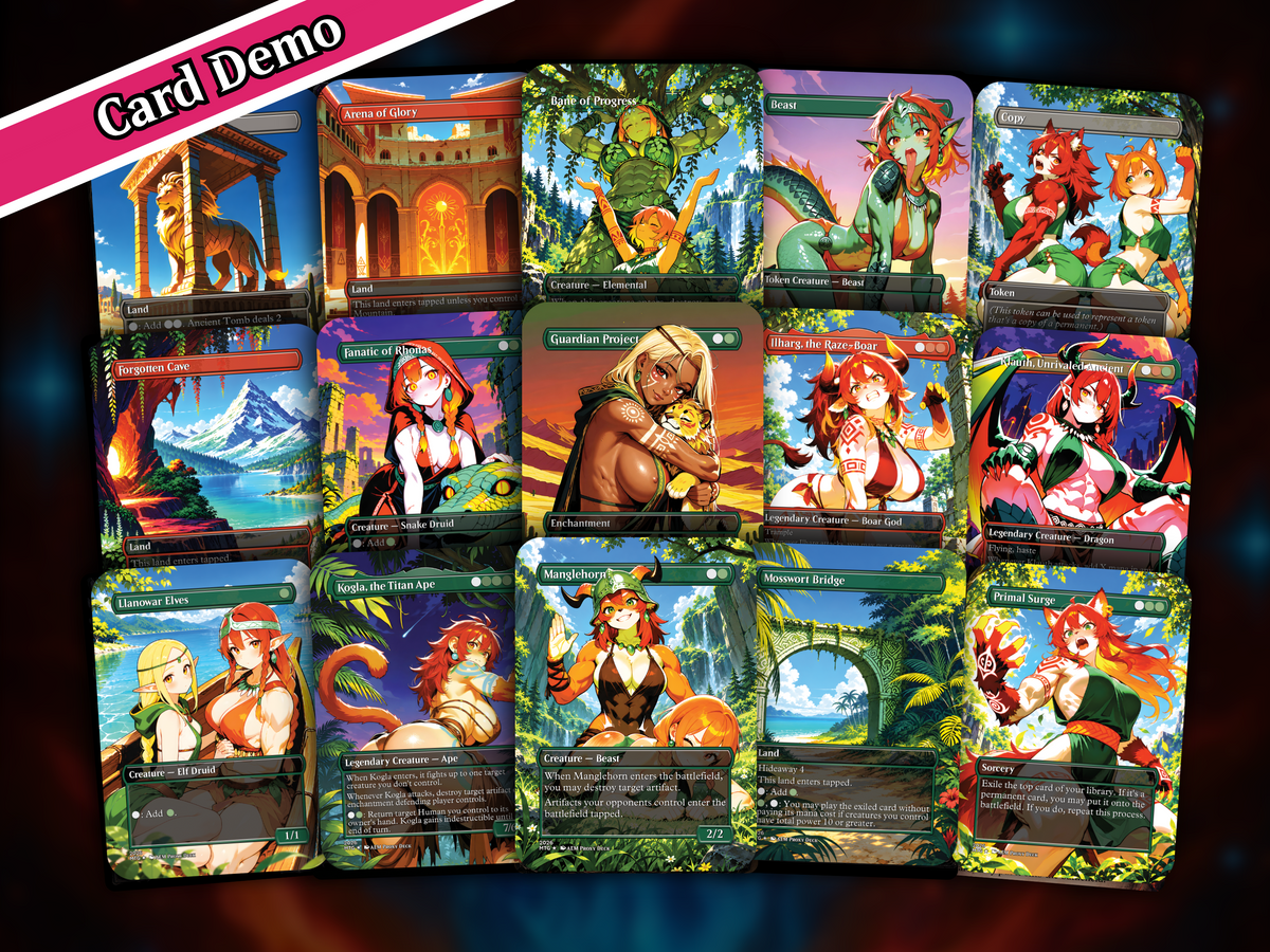 | New | Muscle Mommies Commander Deck – 100+ Cards Custom Art EDH Set | PrimeDecks - Image 8