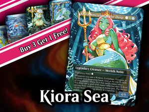 | New | Kiora Sea Creatures Commander Deck – 100+ Cards Custom Art EDH Set | PrimeDecks