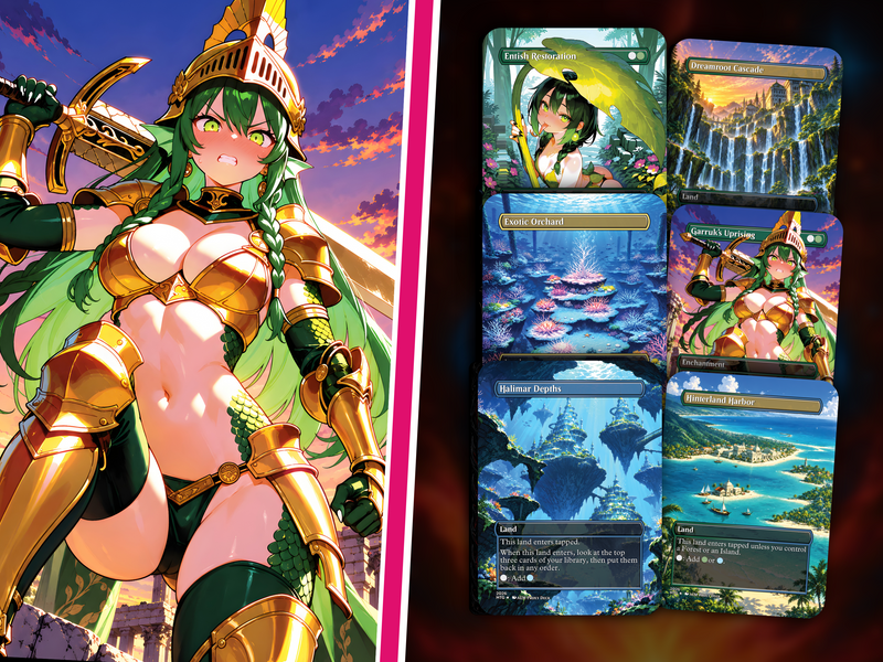 | New | Kiora Sea Creatures Commander Deck – 100+ Cards Custom Art EDH Set | PrimeDecks - Image 5