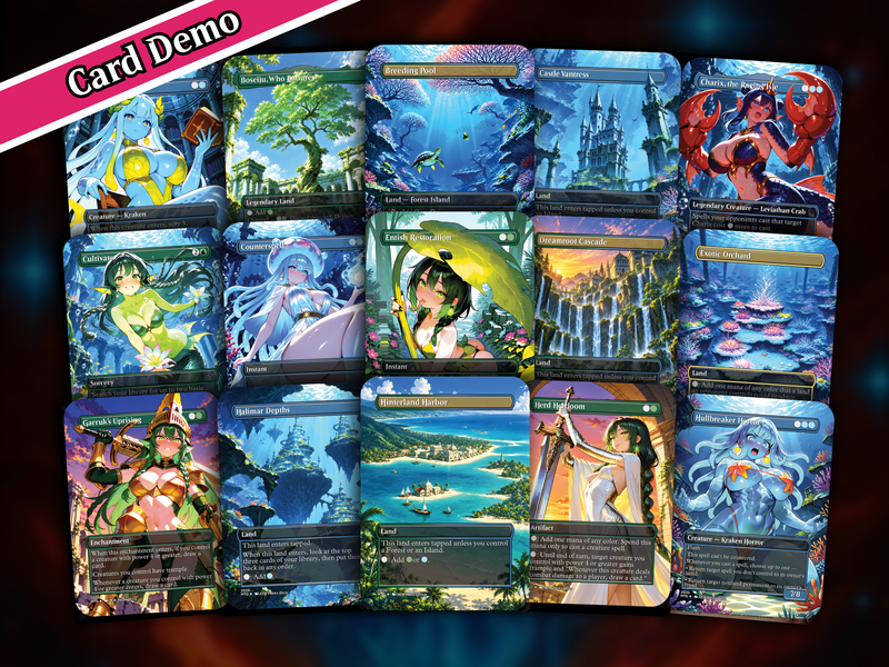 | New | Kiora Sea Creatures Commander Deck – 100+ Cards Custom Art EDH Set | PrimeDecks - Image 8