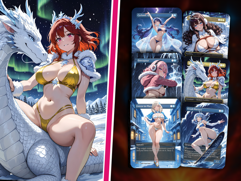 | New | Hylda Ice Queen Commander Deck – 100+ Cards Custom Art EDH Set | PrimeDecks - Image 5