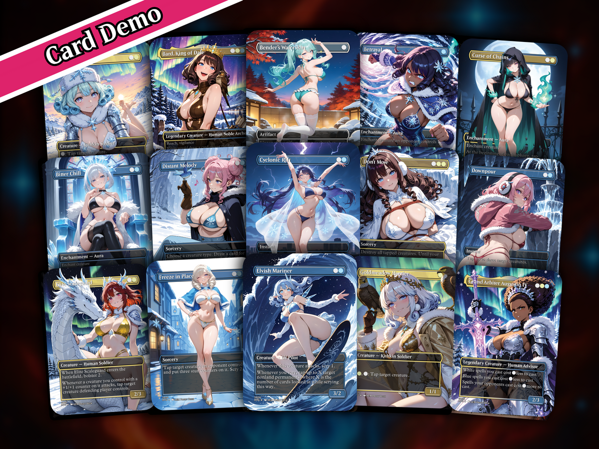 | New | Hylda Ice Queen Commander Deck – 100+ Cards Custom Art EDH Set | PrimeDecks - Image 8