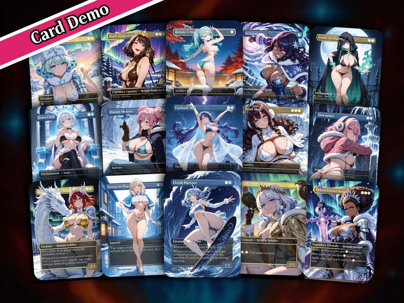 | New | Hylda Ice Queen Commander Deck – 100+ Cards Custom Art EDH Set | PrimeDecks - Image 8