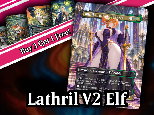 | New | Lathril V2 Elf Tribal Commander Deck – 100+ Cards Custom Art EDH Set | PrimeDecks - Image 1