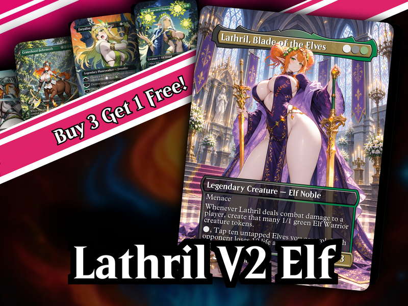 | New | Lathril V2 Elf Tribal Commander Deck – 100+ Cards Custom Art EDH Set | PrimeDecks - Image 1