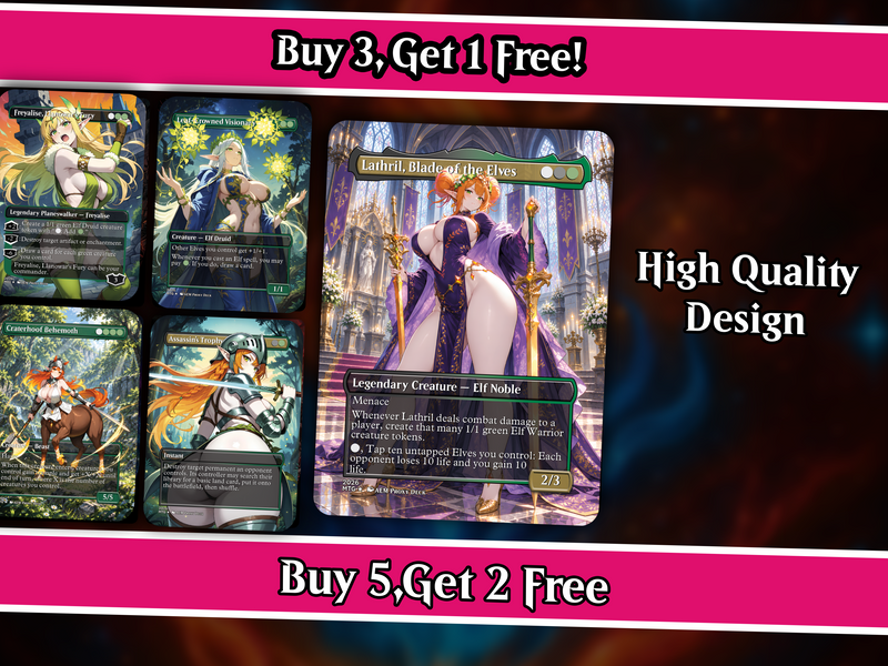 | New | Lathril V2 Elf Tribal Commander Deck – 100+ Cards Custom Art EDH Set | PrimeDecks - Image 2