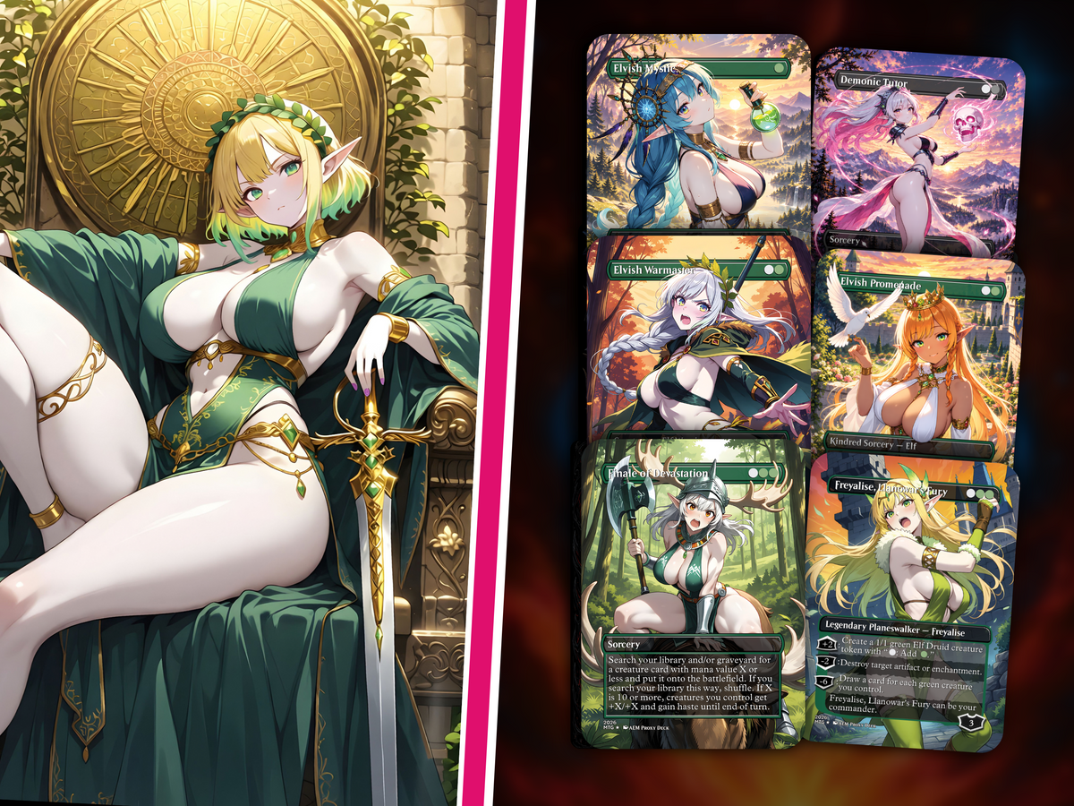 | New | Lathril V2 Elf Tribal Commander Deck – 100+ Cards Custom Art EDH Set | PrimeDecks - Image 5