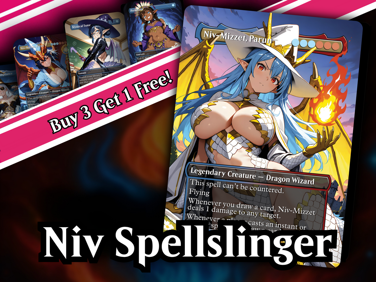 | New | Niv Spellslinger Commander Deck – 100+ Cards Custom Art EDH Set | PrimeDecks - Image 1
