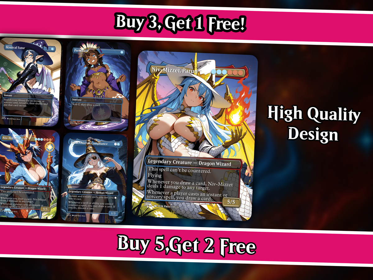 | New | Niv Spellslinger Commander Deck – 100+ Cards Custom Art EDH Set | PrimeDecks - Image 2