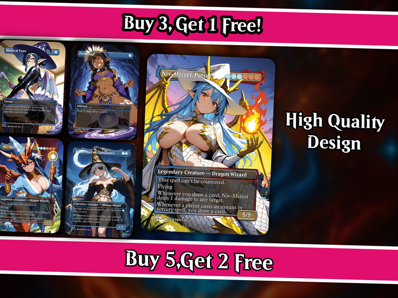 | New | Niv Spellslinger Commander Deck – 100+ Cards Custom Art EDH Set | PrimeDecks - Image 2