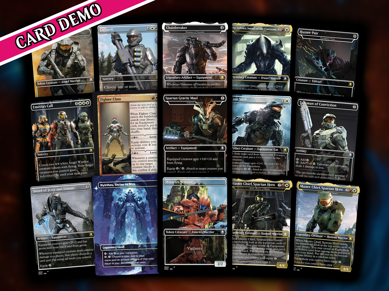 | New |Halo Infinite Commander Deck - 120+ Cards | PrimeDecks