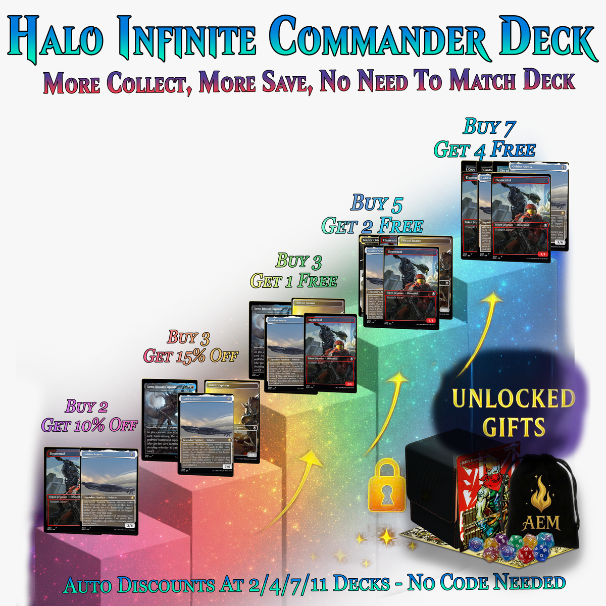 Halo Infinite Commander Deck - 120+ Cards | PrimeDecks
