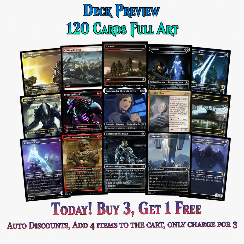 Halo Infinite Commander Deck - 120+ Cards | PrimeDecks