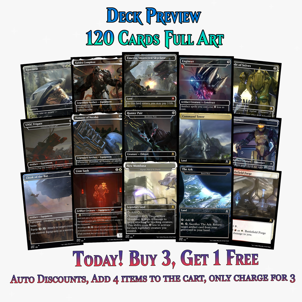 Halo Infinite Commander Deck - 120+ Cards | PrimeDecks