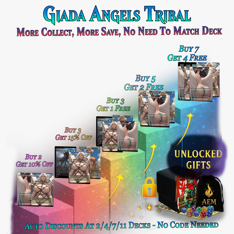 Giada Angels Tribal MTG Proxy Commander Deck | 115 Cards | ProxyTCG