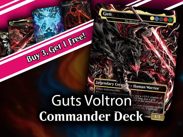 | New | Guts Voltron Commander Deck | 129+ Cards | PrimeDecks