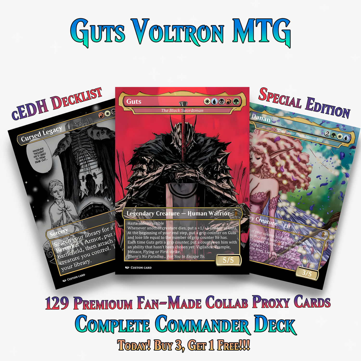 Guts Voltron Commander Deck | 129+ Cards | PrimeDecks