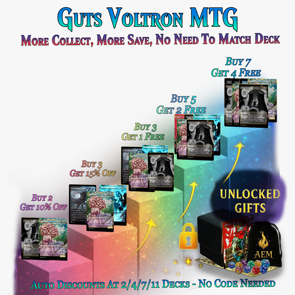 Guts Voltron MTG Proxy Commander Deck | 129 Cards | ProxyTCG