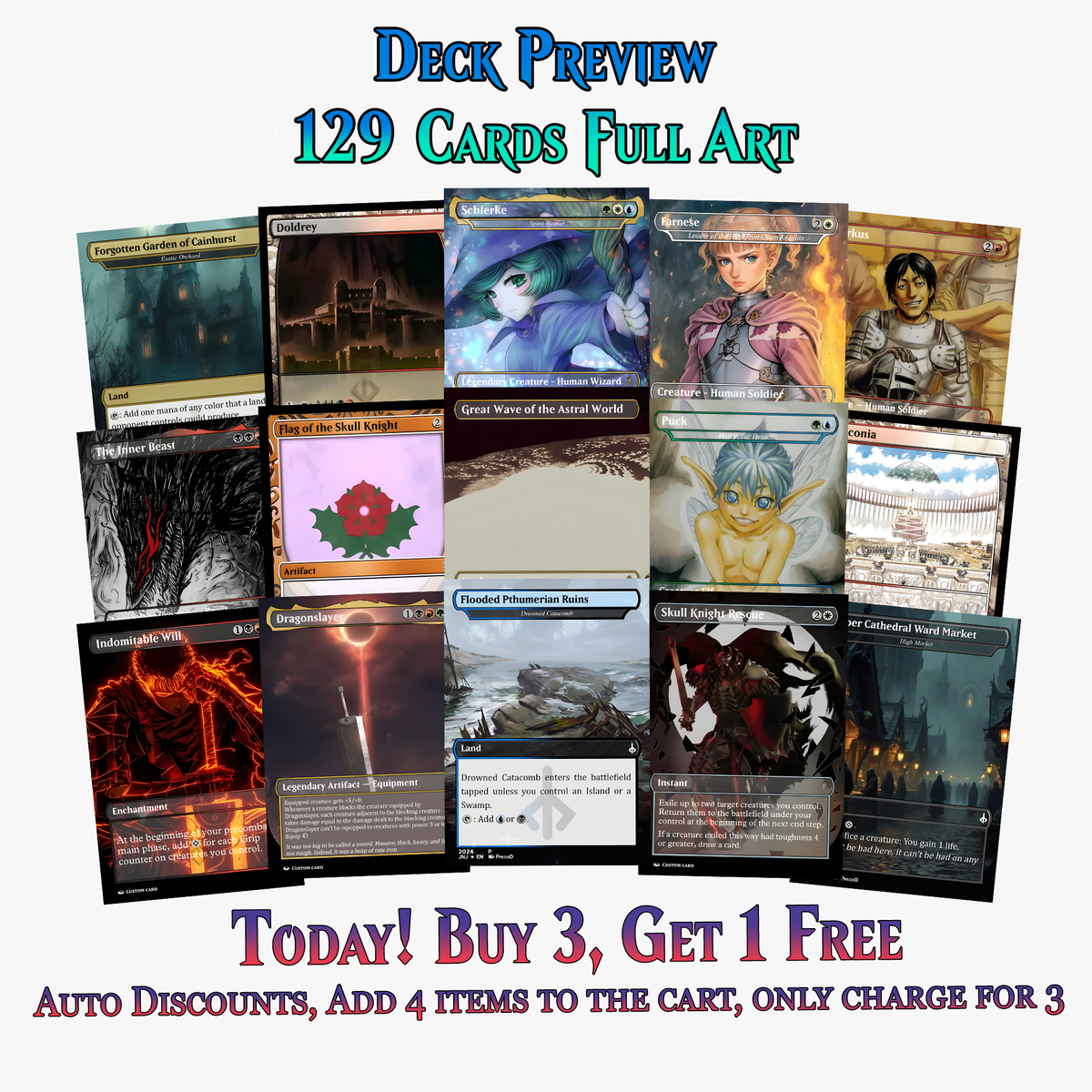 Guts Voltron MTG Proxy Commander Deck | 129 Cards | ProxyTCG