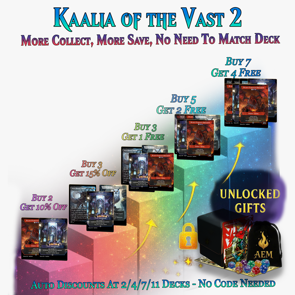 Kaalia of the Vast 2 Commander Deck | 113+ Cards | PrimeDecks