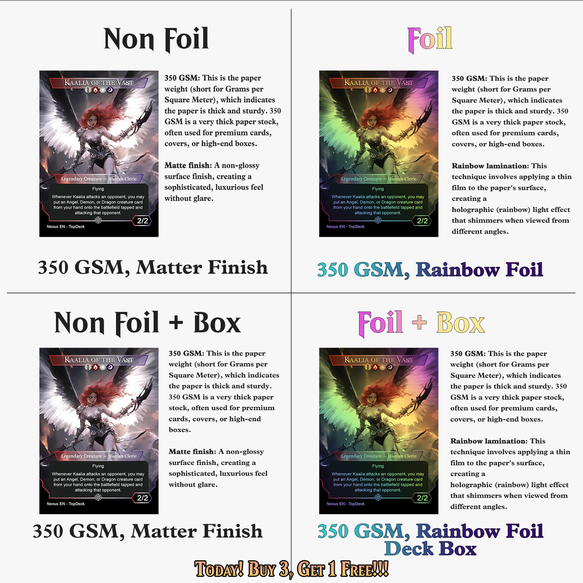 Kaalia of the Vast 2 MTG Proxy Commander Deck | 113 Cards | ProxyTCG