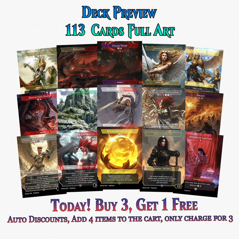 Kaalia of the Vast 2 MTG Proxy Commander Deck | 113 Cards | ProxyTCG