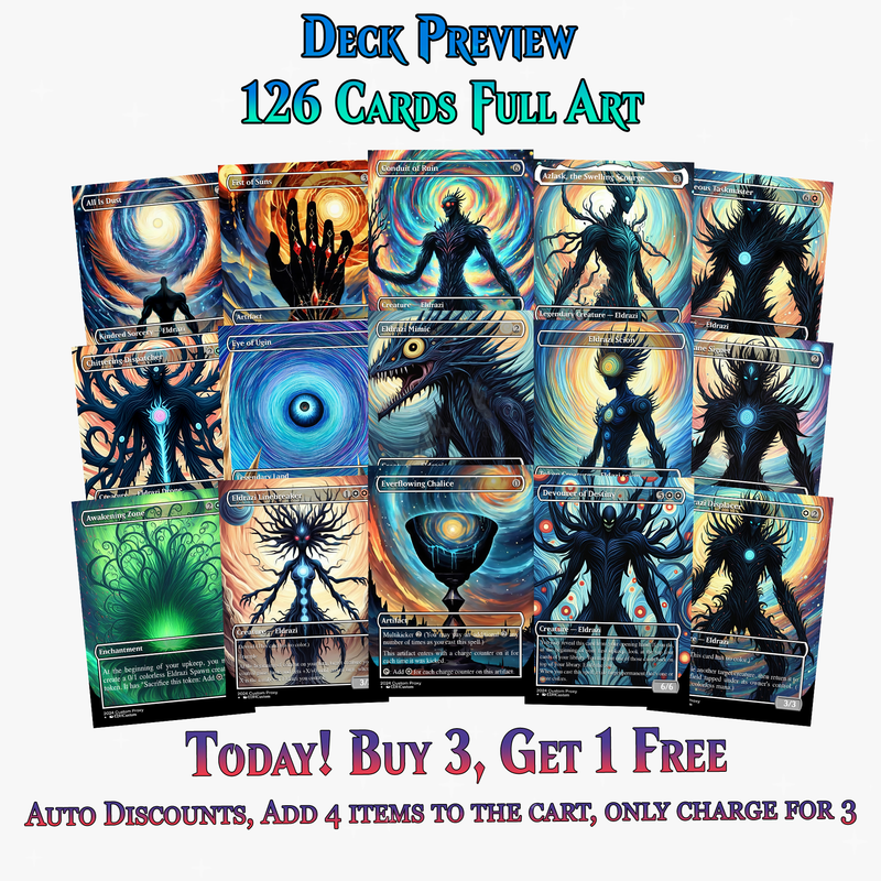 Eldrazi Proxy Deck – Ulalek Abstract MTG Commander | 126+ Cards | PrimeDecks