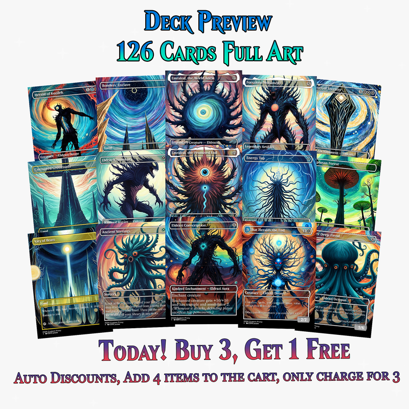 Eldrazi Proxy Deck – Ulalek Abstract MTG Commander | 126+ Cards | PrimeDecks