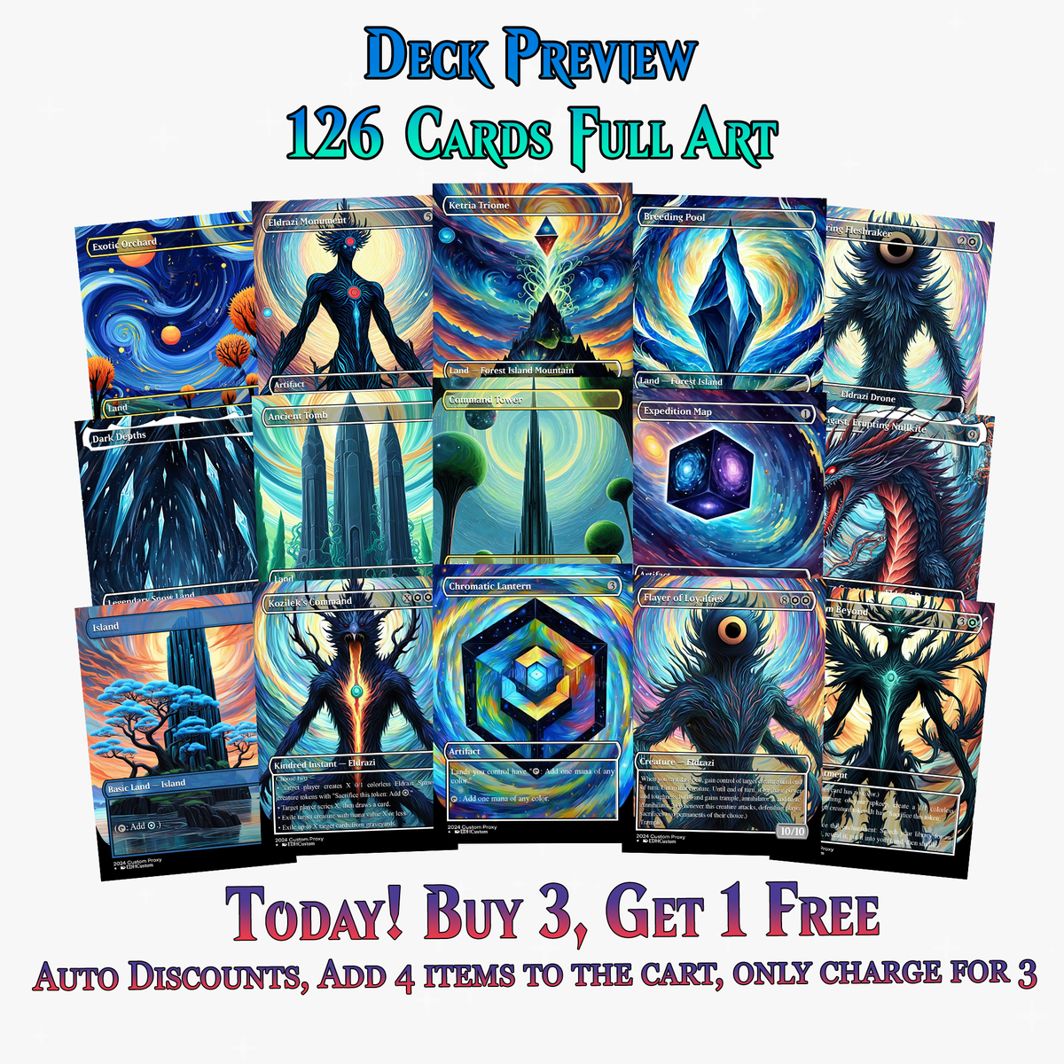 Eldrazi Proxy Deck – Ulalek Abstract MTG Commander | 126+ Cards | PrimeDecks