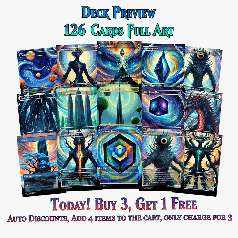 Eldrazi Proxy Deck – Ulalek Abstract MTG Commander | 126+ Cards | PrimeDecks