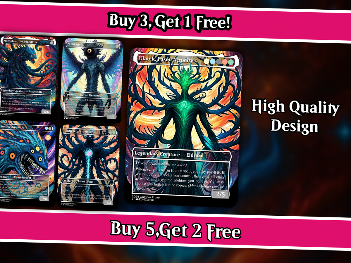 Eldrazi Proxy Deck – Ulalek Abstract MTG Commander | 126+ Cards | PrimeDecks