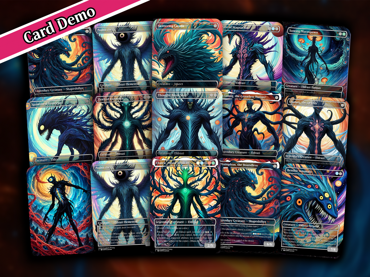 Eldrazi Proxy Deck – Ulalek Abstract MTG Commander | 126+ Cards | PrimeDecks