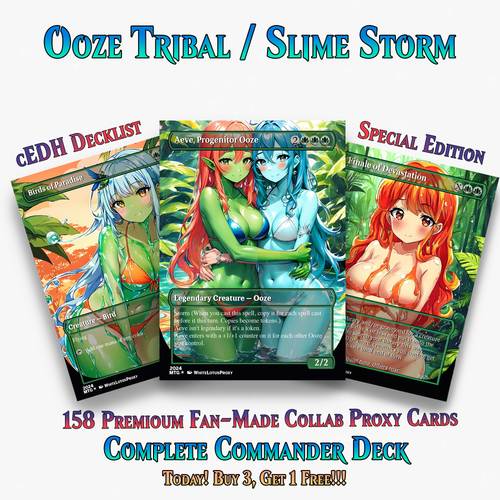Ooze Tribal Slime Storm Commander Deck | 154 Cards | ProxyTCG