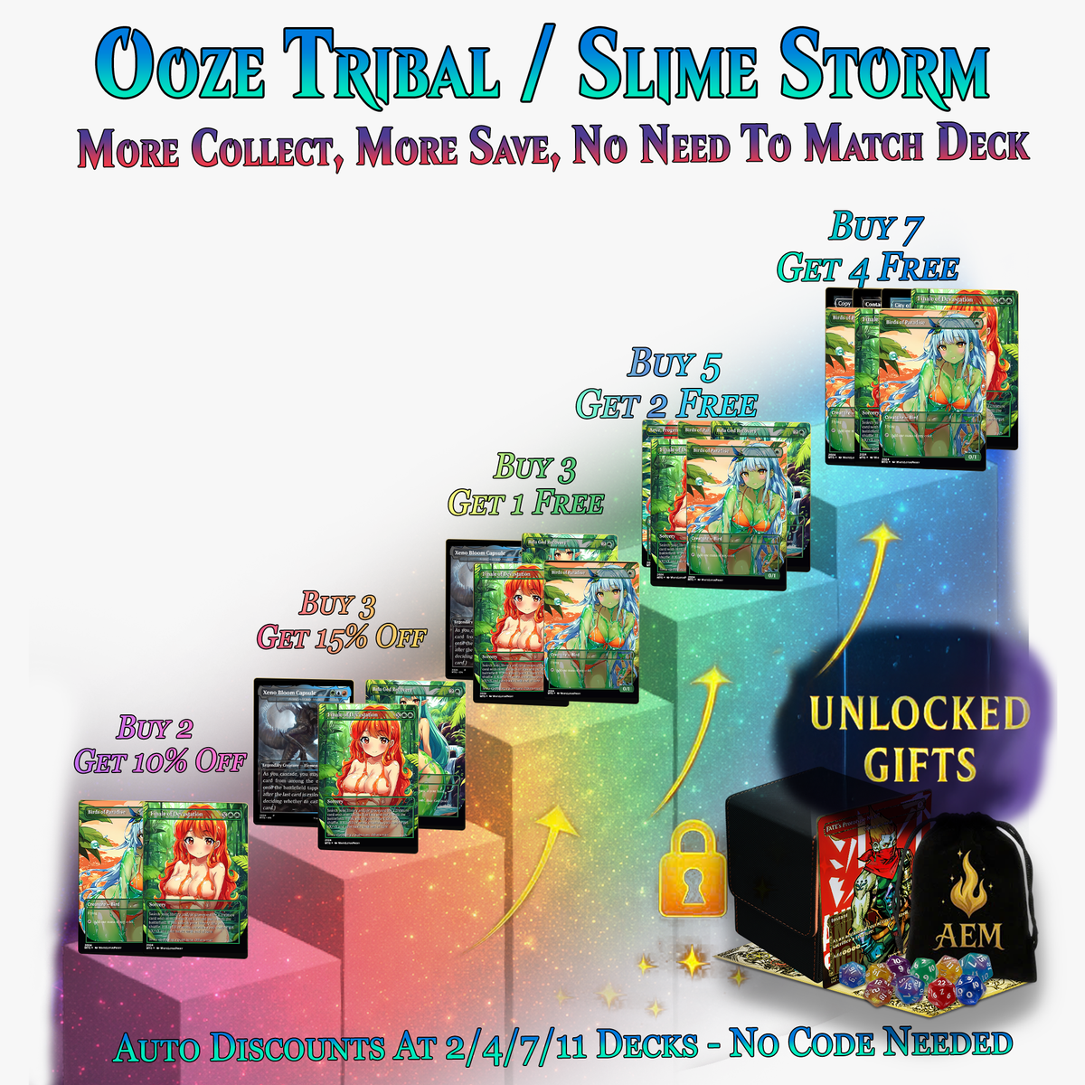 Ooze Tribal Slime Storm Commander Deck | 154+ Cards | PrimeDecks