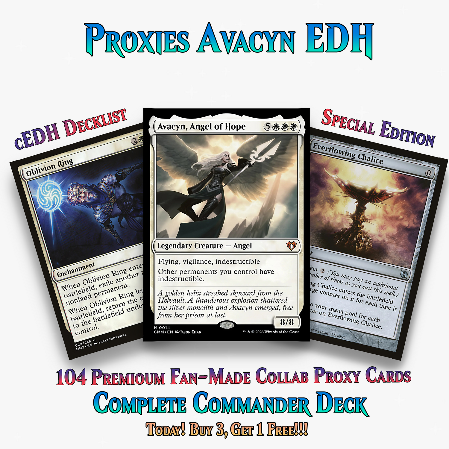 Avacyn Themed Commander Deck | 104+ Cards | PrimeDecks