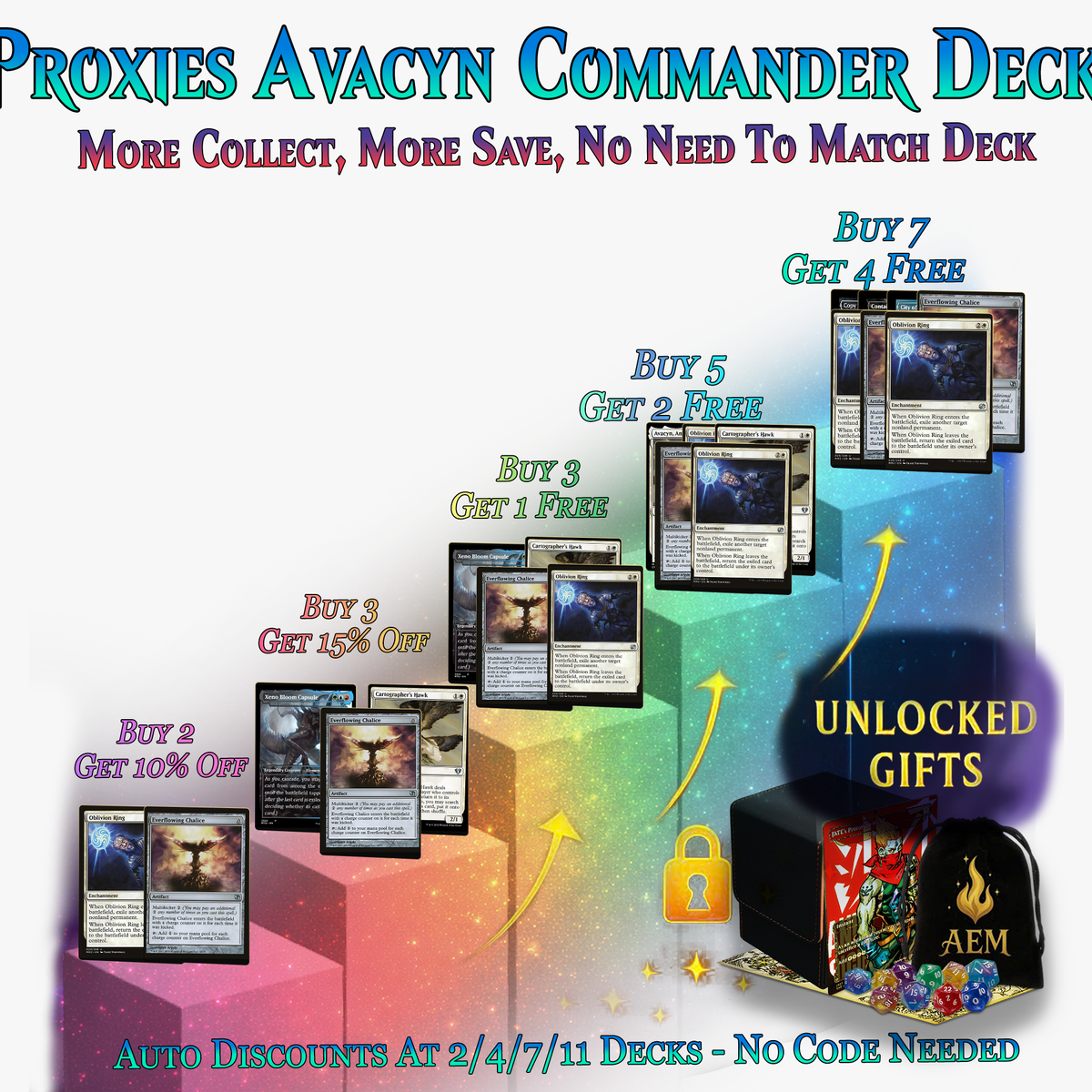 Avacyn Themed Commander Deck | 104+ Cards | PrimeDecks