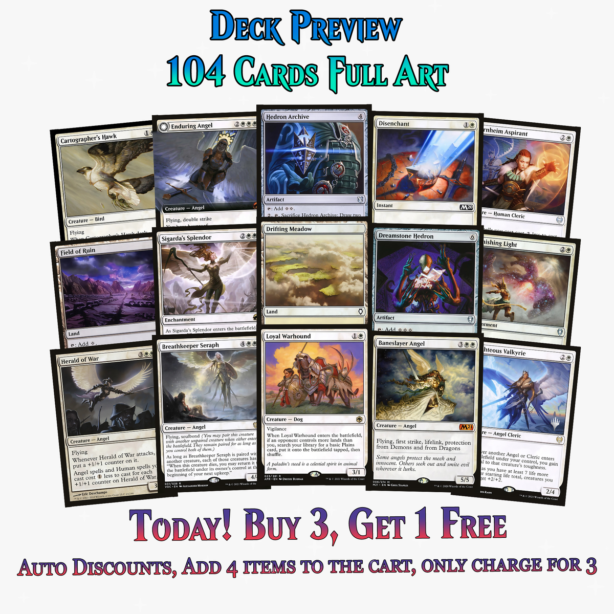 Avacyn Themed Commander Deck | 104+ Cards | PrimeDecks