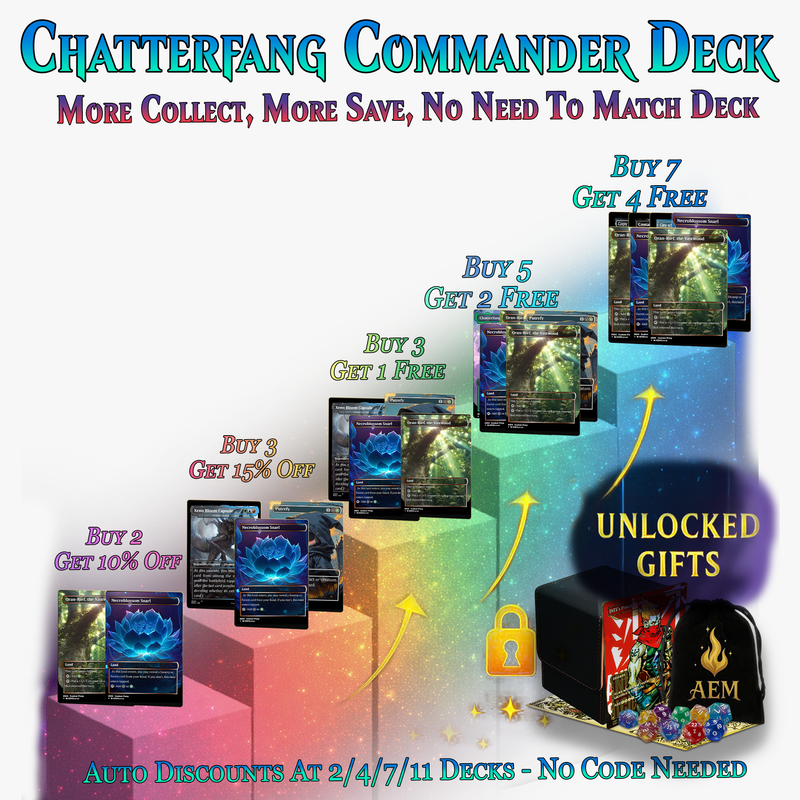 Squirrel Tribal Chatterfang Commander Deck | 123+ Cards | PrimeDecks